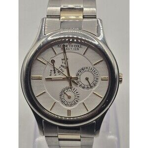 Kenneth Cole Reaction Watch KC-3666 Day/Date/24HR Men's 38mm Watch. New Battery